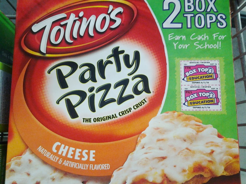 totinos pizza with box tops