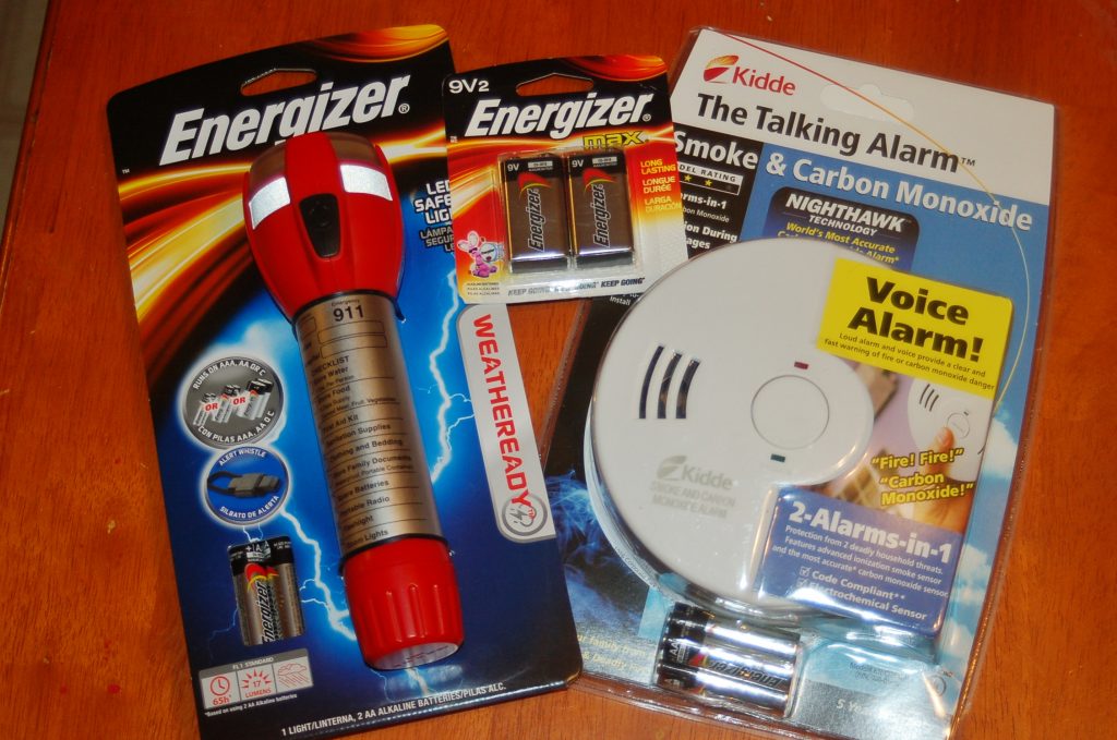 energizer batteries and flashlight