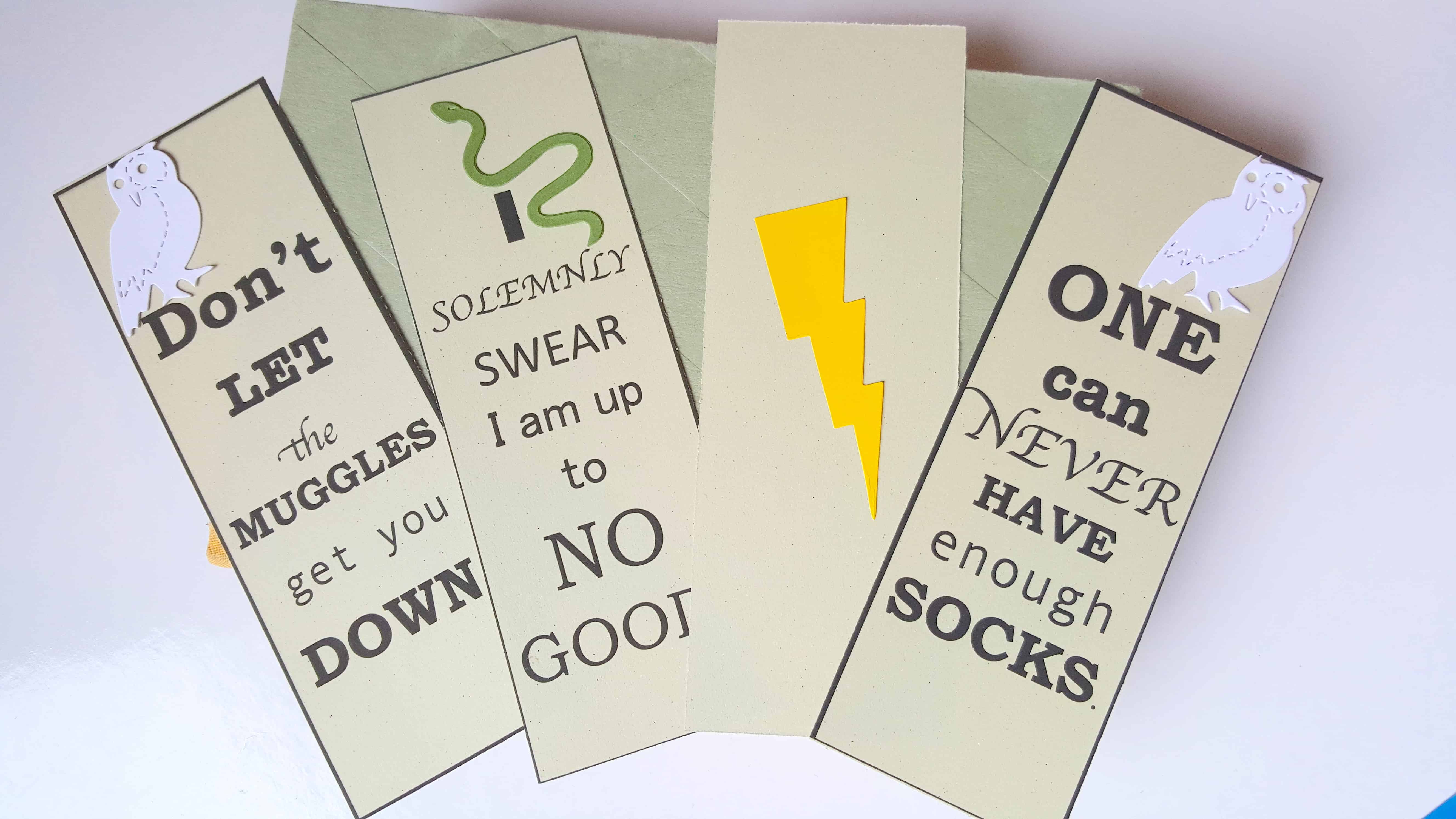 FREE Harry Potter Bookmarks Book Quotes Inspired Printable