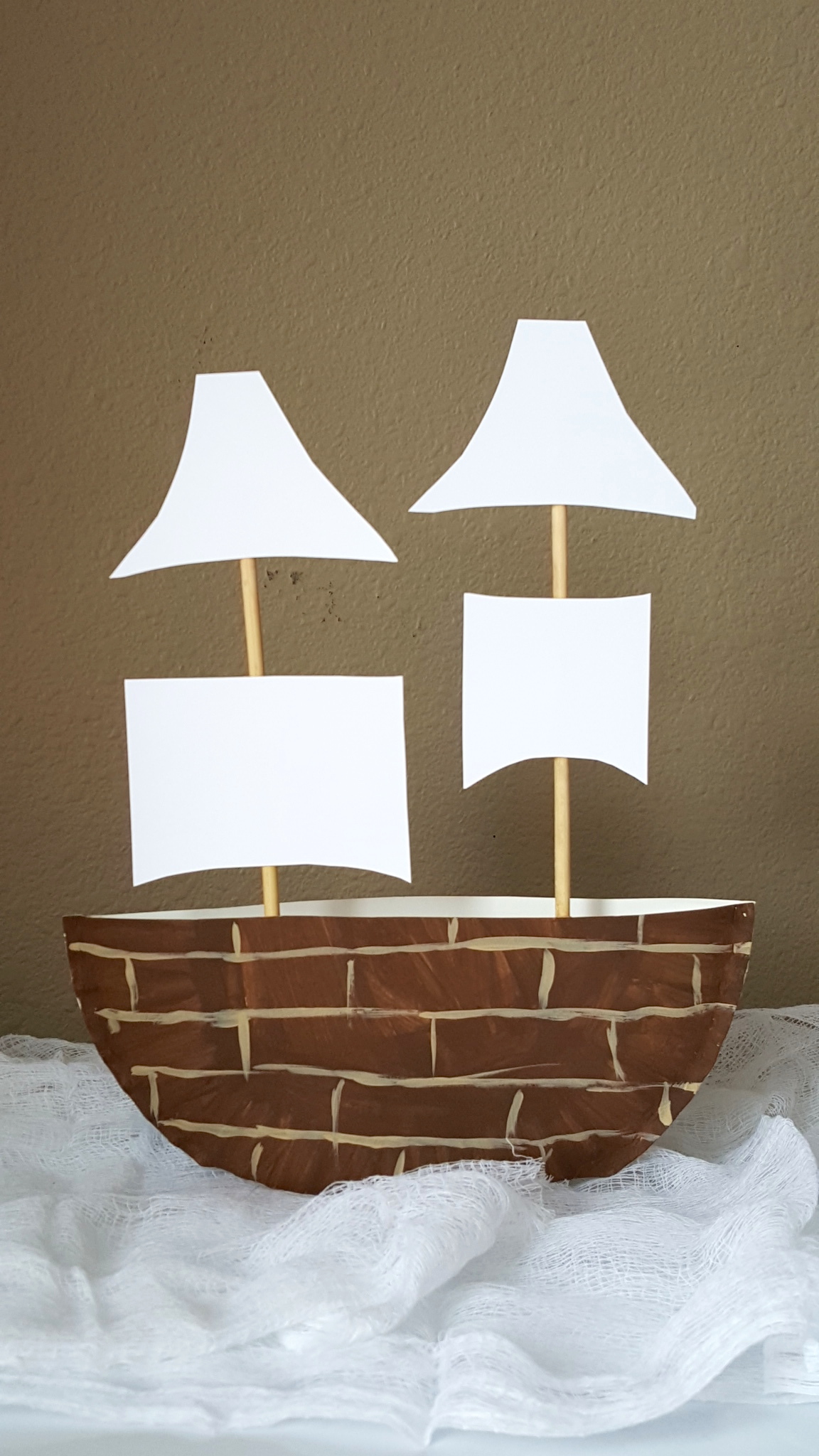 Mayflower Paper Plate Craft & Projects for Kids