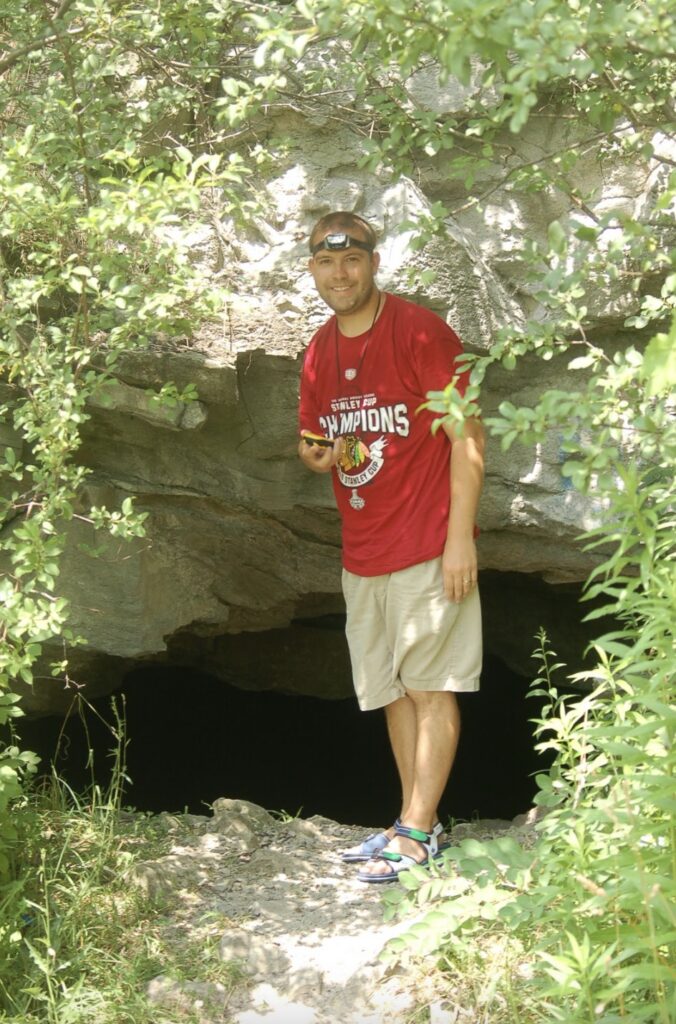 geocaching in niagara falls cave mine