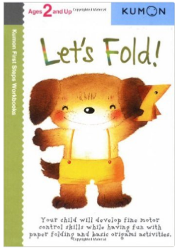 Kumon Educational Workbook Preschool folding paper