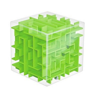 plastic maze puzzle cube toy
