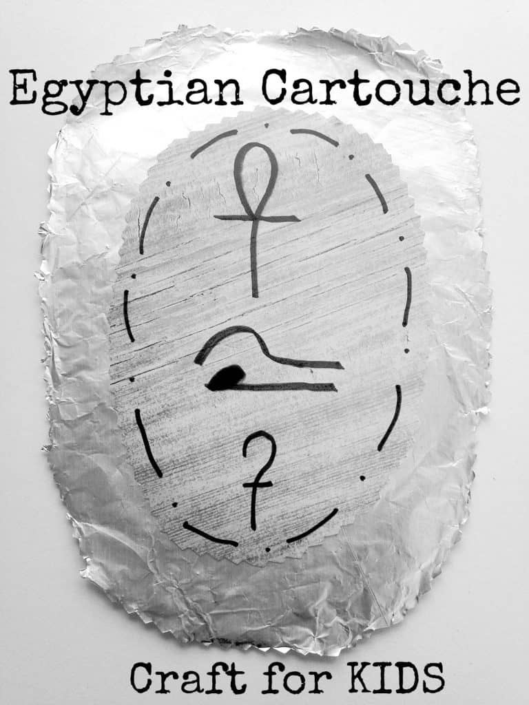 egyptian cartouche craft for kids