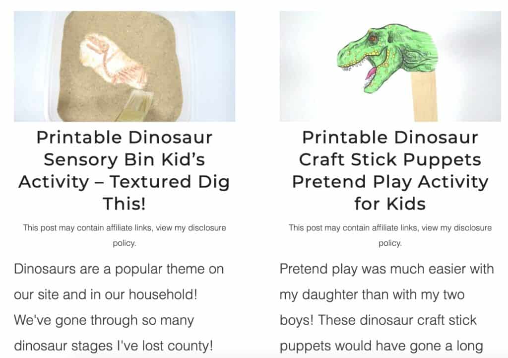 dinosaur activities for kids