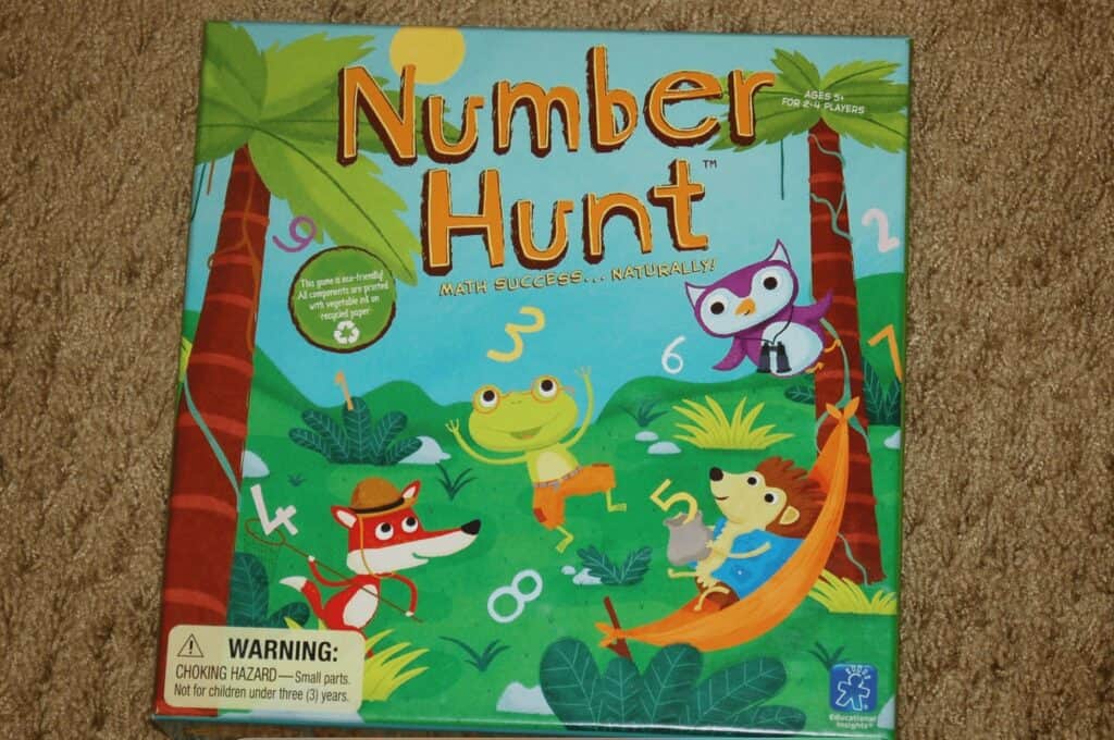 Number Hunt Math Game Review by Educational Insights