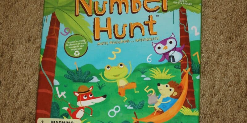 Number Hunt Math Game Review by Educational Insights