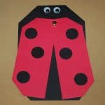 ladybug invitation card