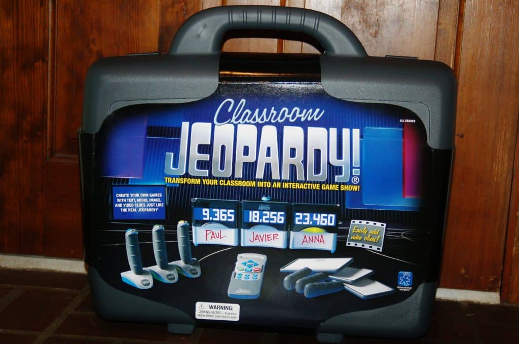 electronic classroom jeopardy game