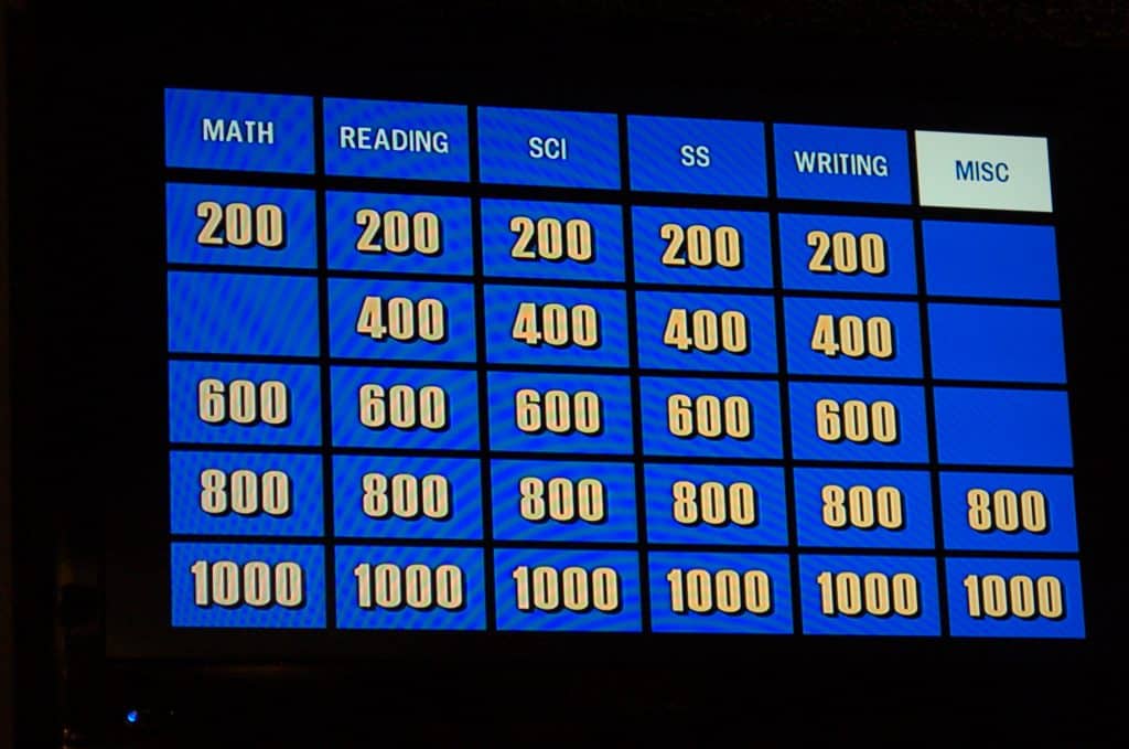 electronic classroom jeopardy game