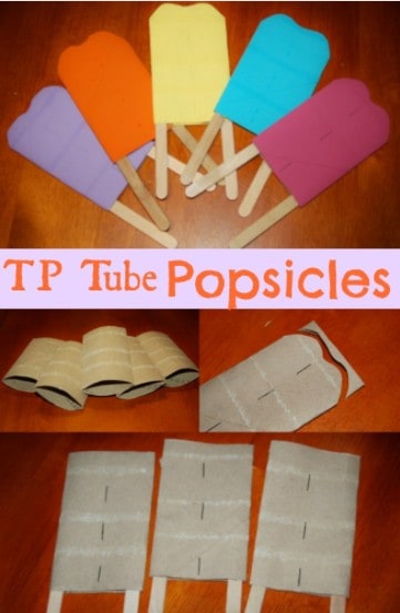 DIY Toilet Paper Tube Popsicle Party Decor