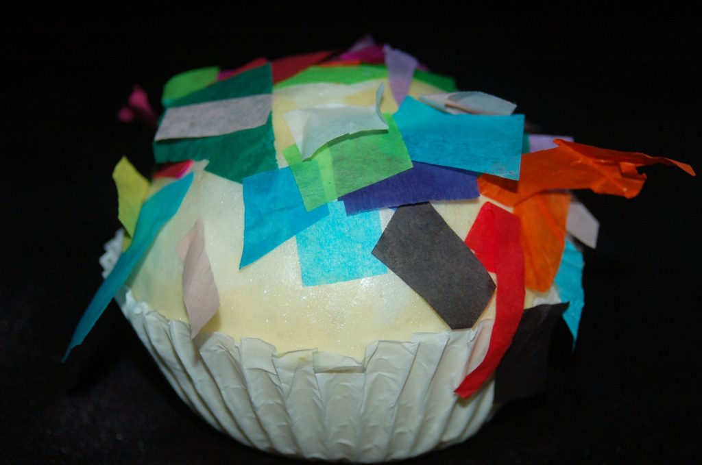 foam insulation cupcake craft