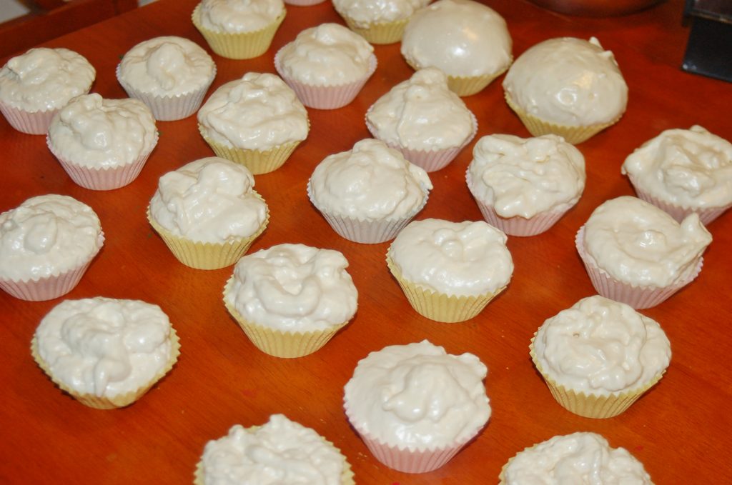 cupcake craft with foam insulation