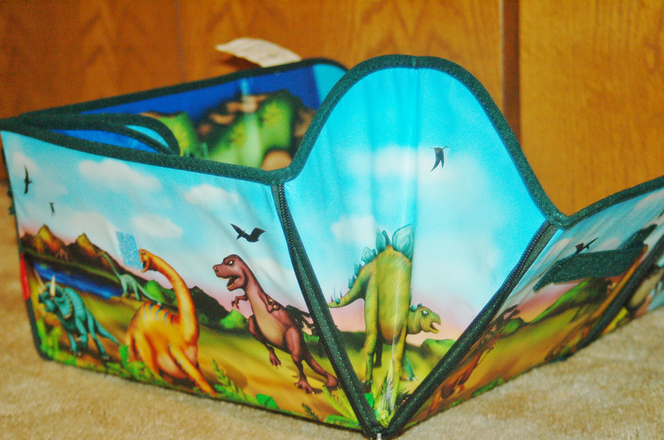 dinosaur play mat box