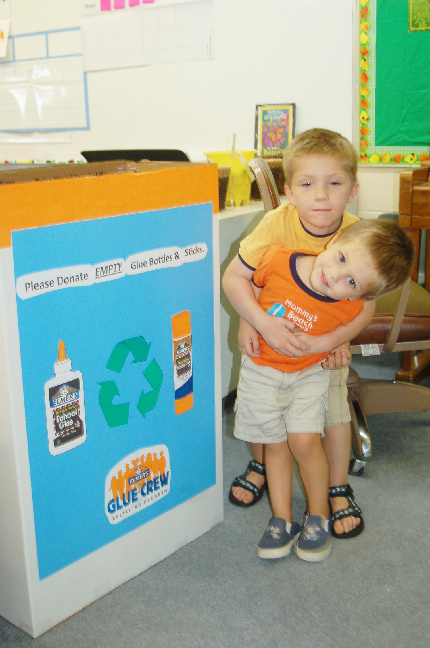 How to Join the Elmer's Glue Crew + Build Your Own Recycling Bin