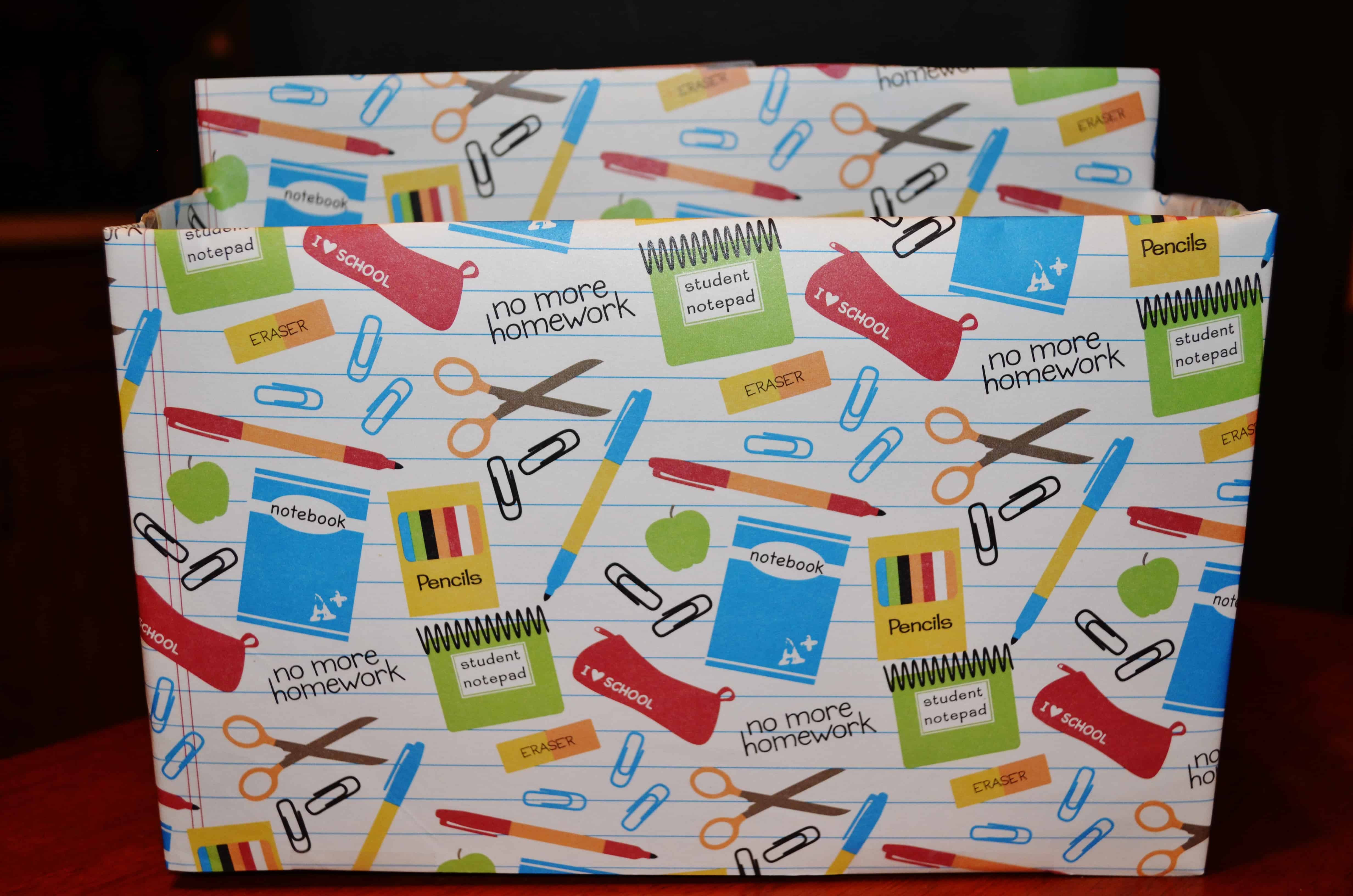 DIY Stylish Recycled Organizer Box from Cereal Boxes