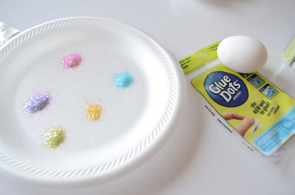 Glue Dots Easter Egg Craft