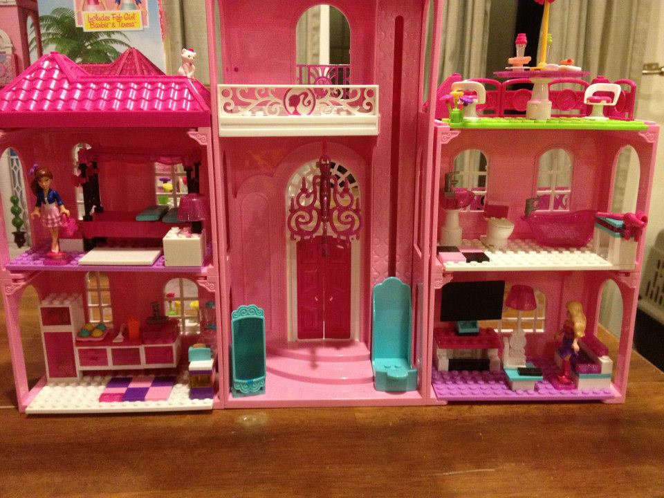 mega bloks barbie mansion