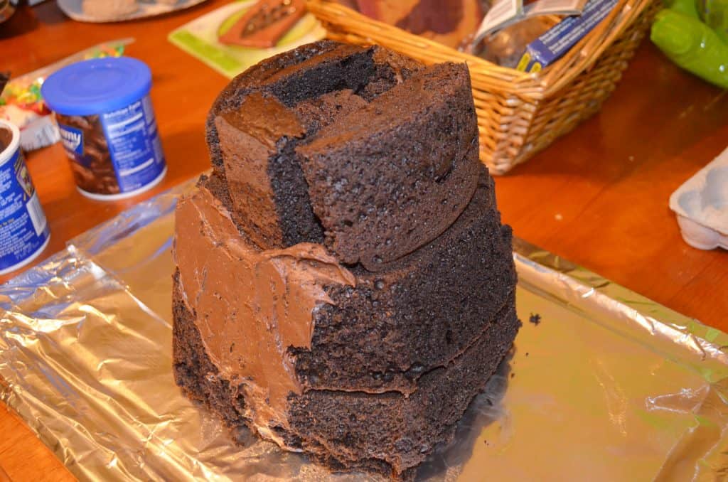 chocolate volcano cake tutorial