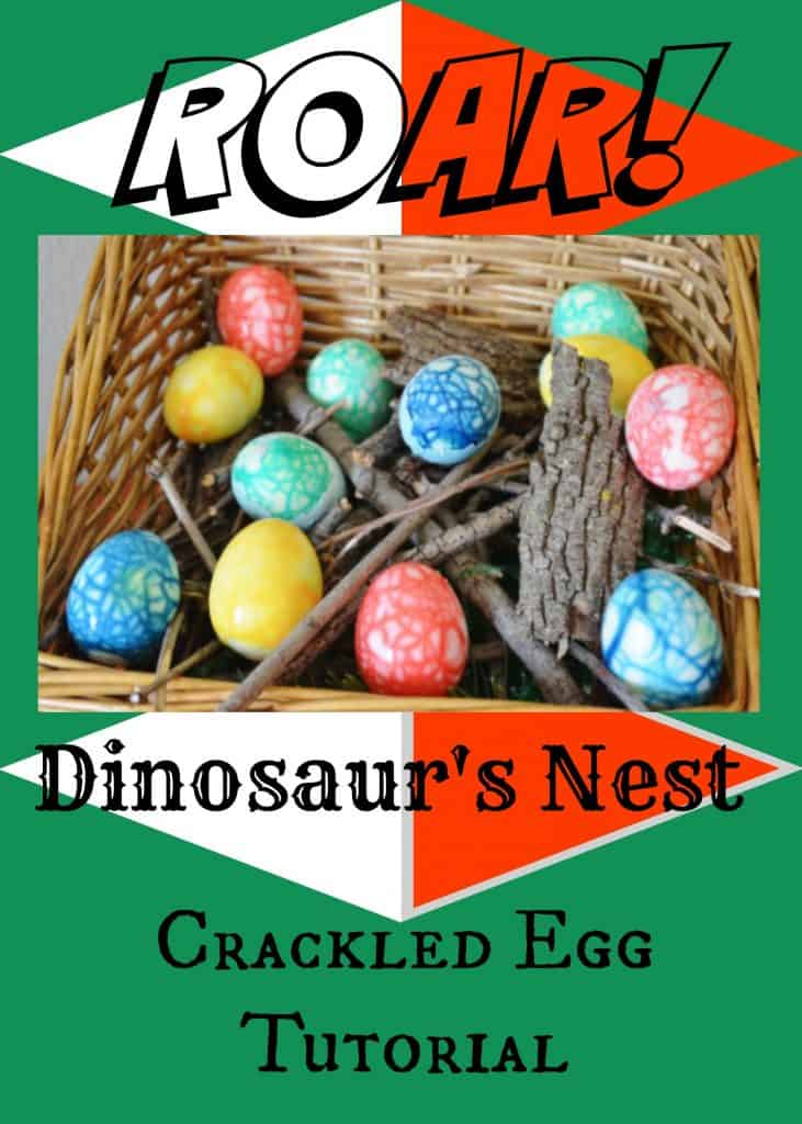 Dinosaur Party Nest Egg Tutorial