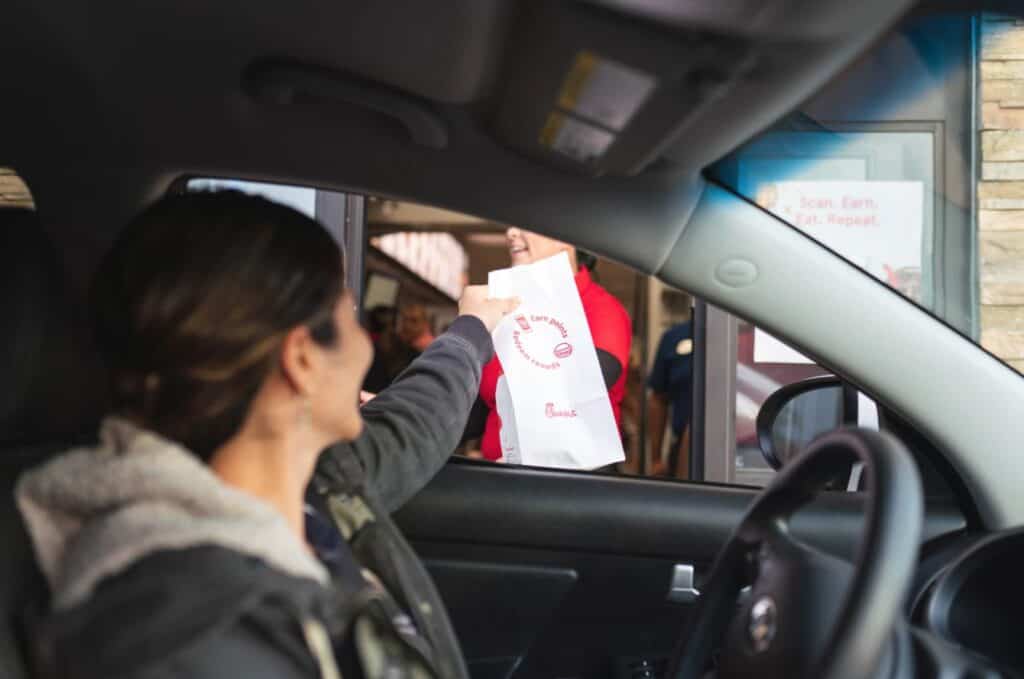 chickfila drive thru stock