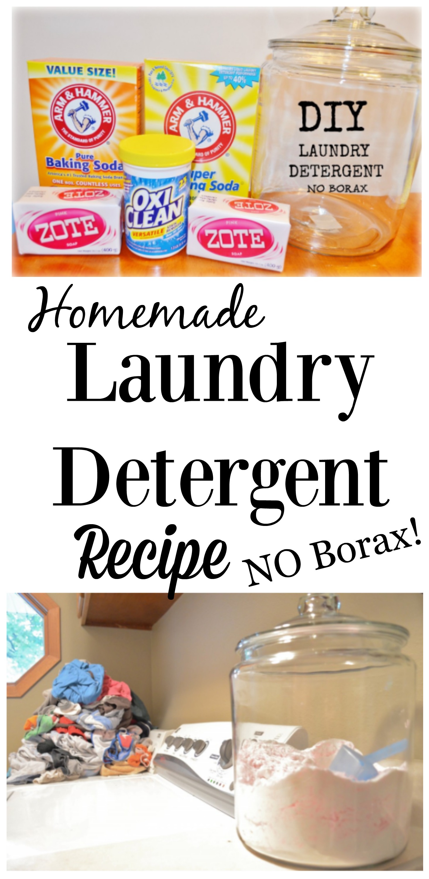 Diy Homemade Laundry Detergent Recipe