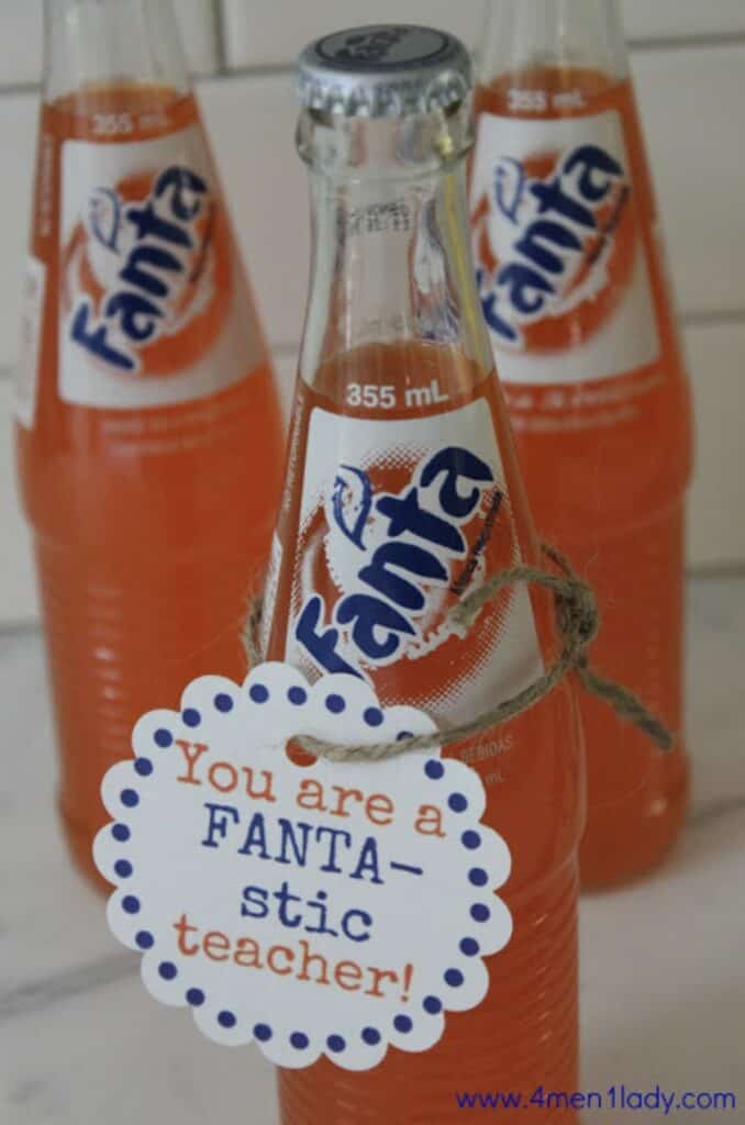 fanta soda teacher gift