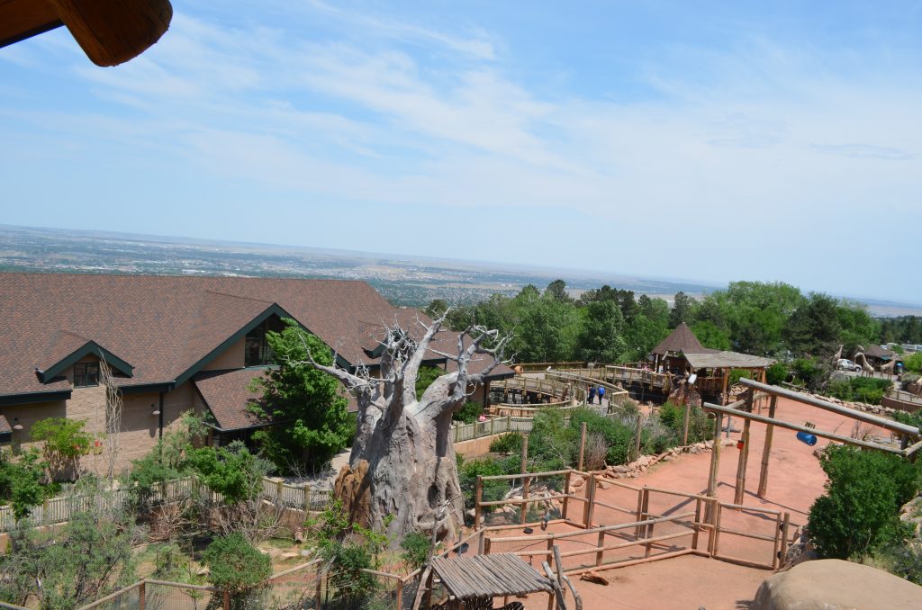 scenic overlook of Cheyenne Mountain Zoo Colorado 