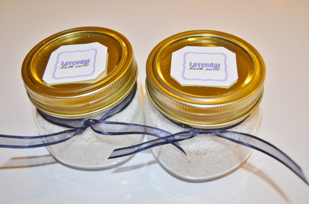 DIY Homemade Natural Lavender & Chamomile Bath Salts