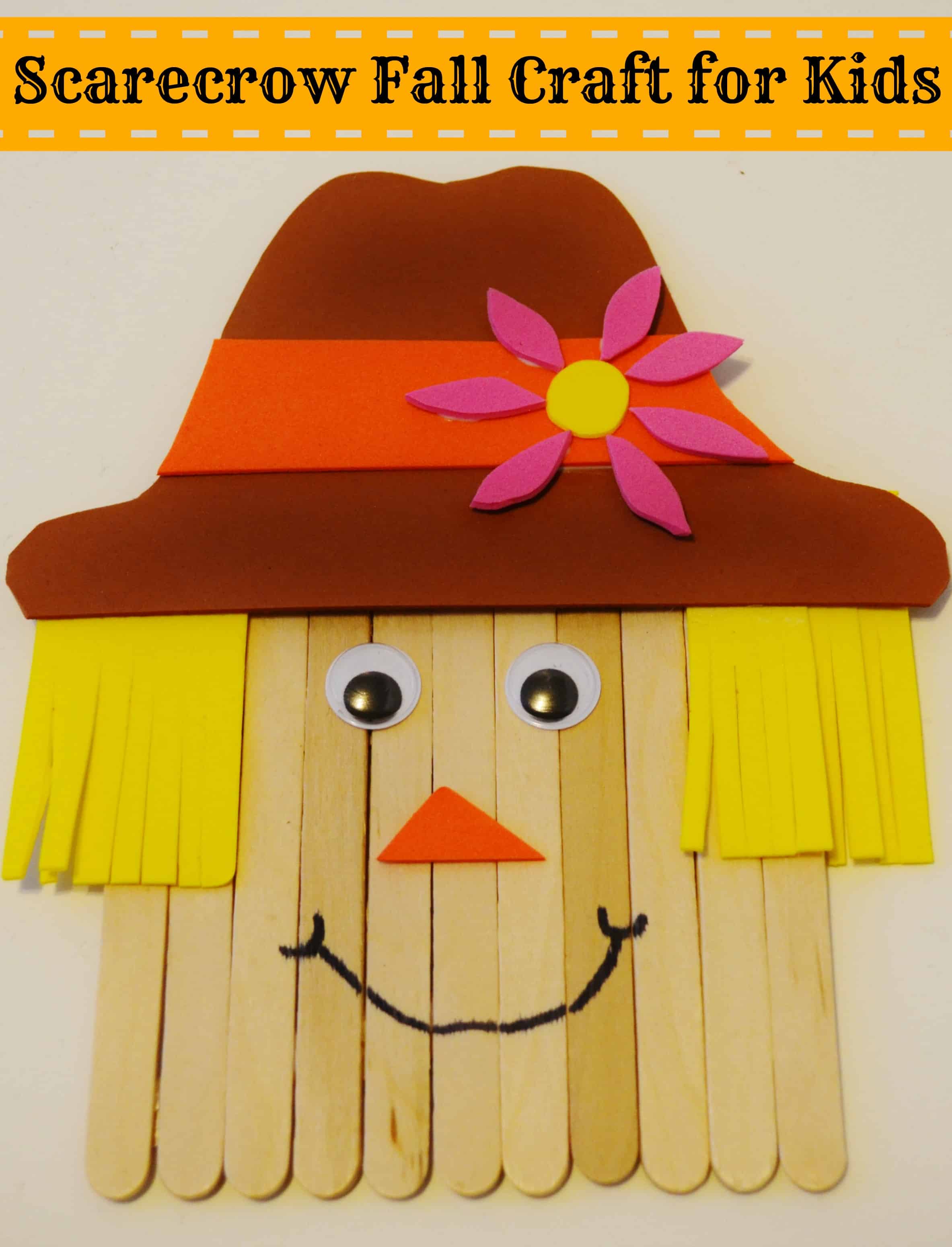 Scarecrow Fall Craft for Kids