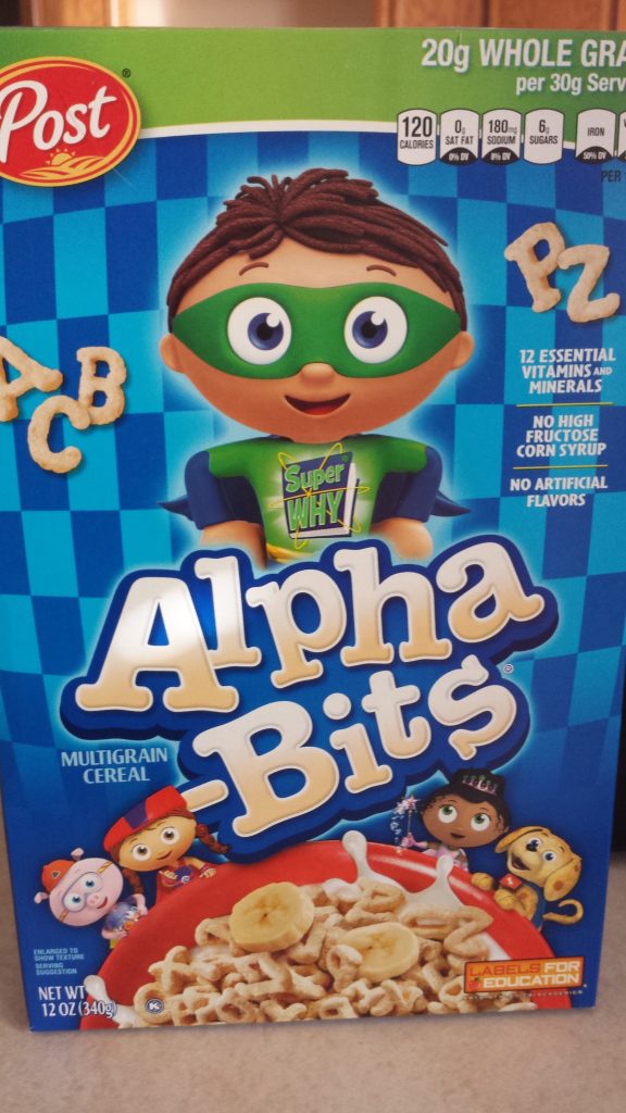 Alpha Bits Cereal for Kids