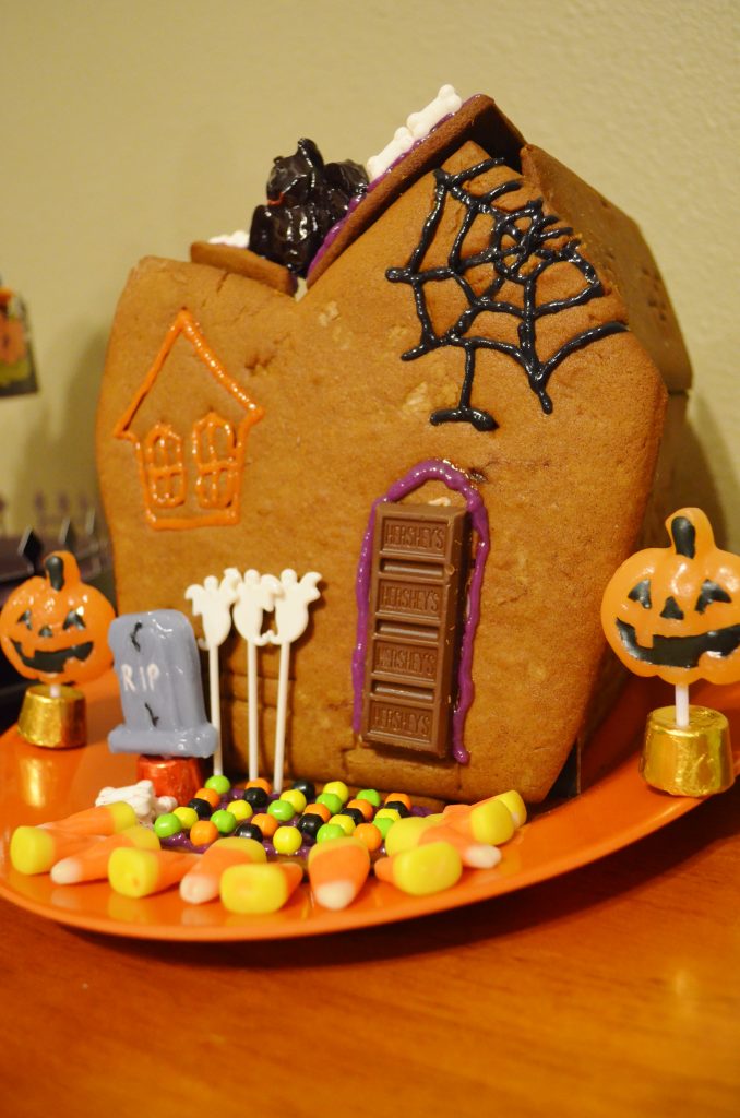 spooky gingerbread house