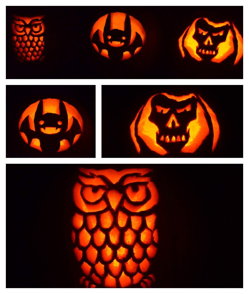 carving pumpkins