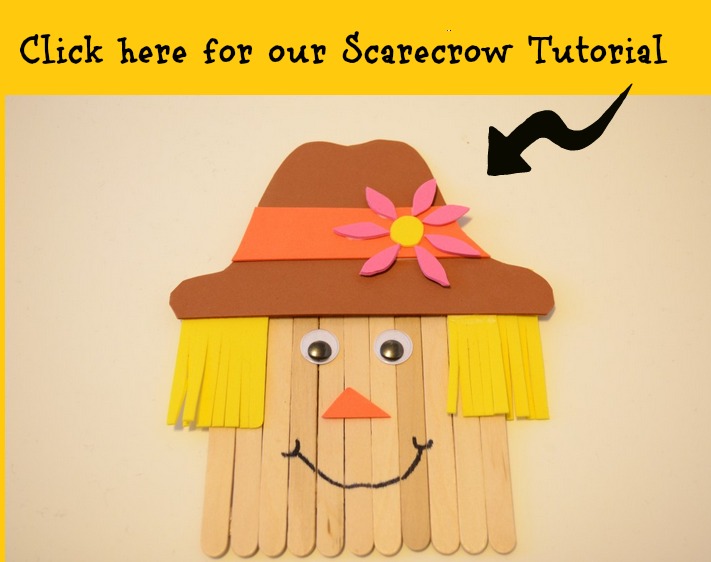 scarecrow Craft Sticks tutorial