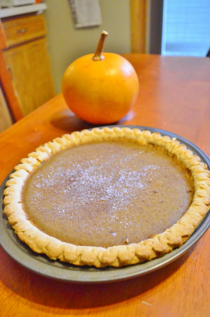 pumpkin pie from scratch recipe