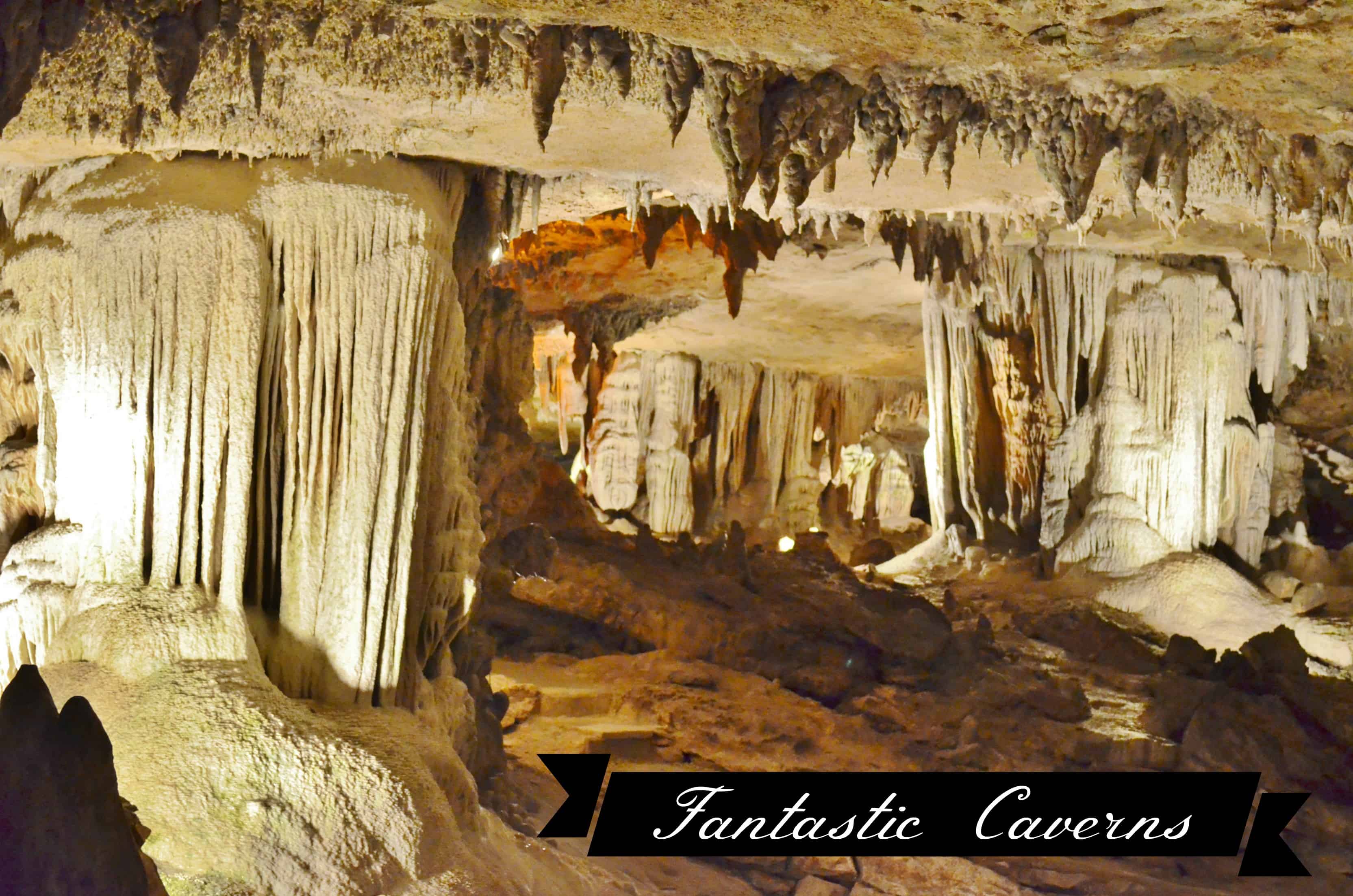 Ride Through a Cave Tour at Fantastic Caverns in Springfield, Missouri