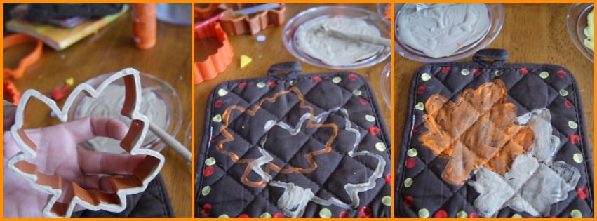 Dollar Tree Thanksgiving Keepsake Potholder Craft for Kids