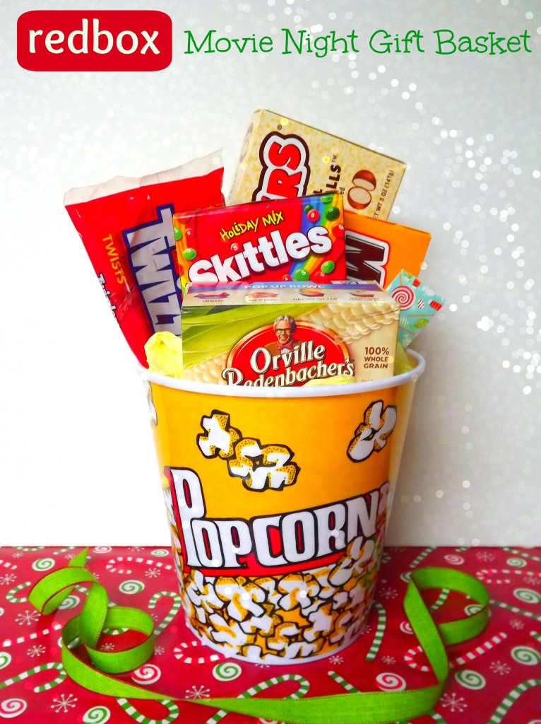 Diy Handmade Night Redbox Gift Basket Teacher Idea