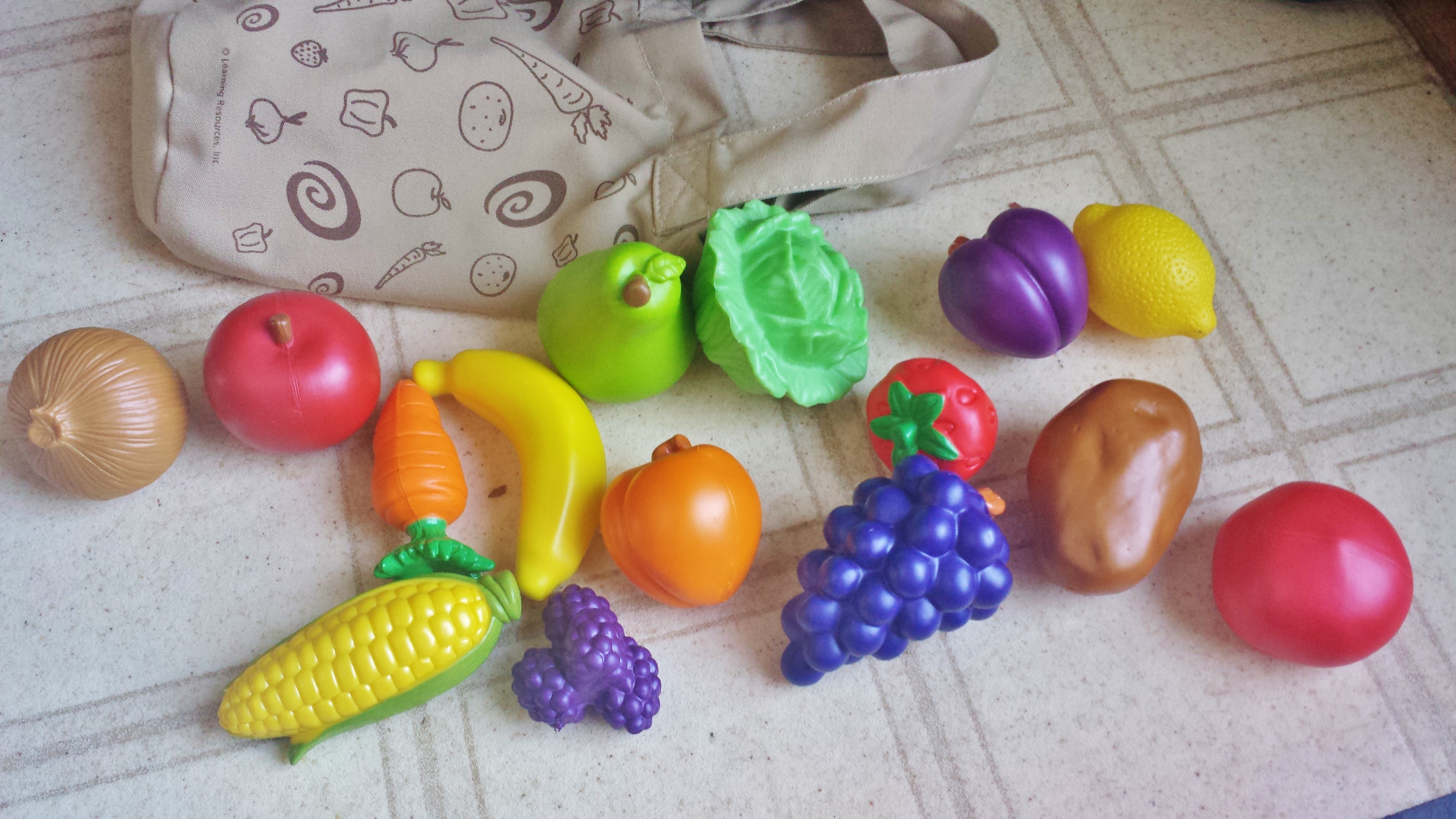 fruit and veggie toys