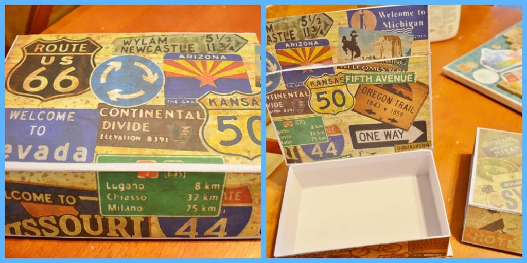 DIY Travel Memory Box Collage