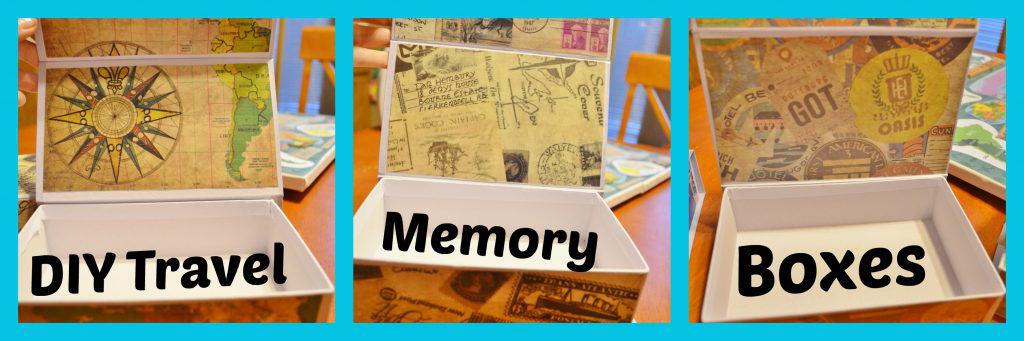 DIY Travel Memory Boxes Collage