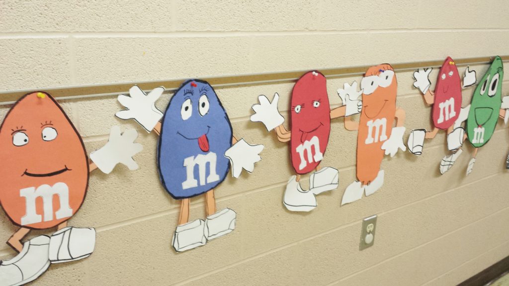 M & M classroom wall art decor