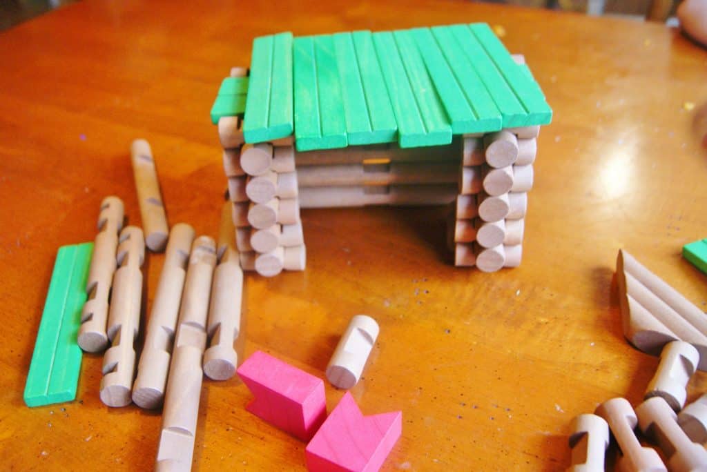 lincoln logs cabin