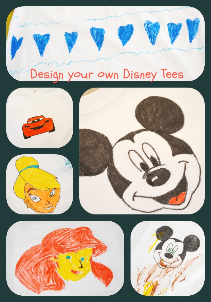 design disney tshirt Collage