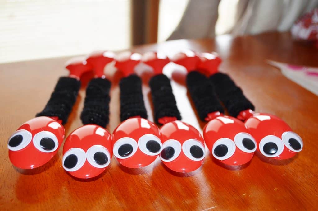 ant spoons bug craft for kids