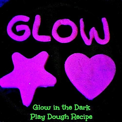 Make Your Own Glow in the Dark Play Dough Recipe Tutorial