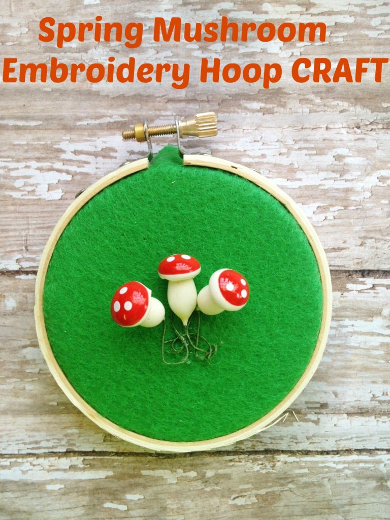 mushroom spring craft for kids