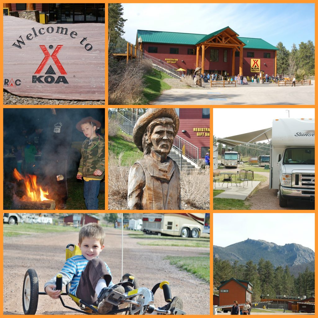 KOA Campgrounds Collage