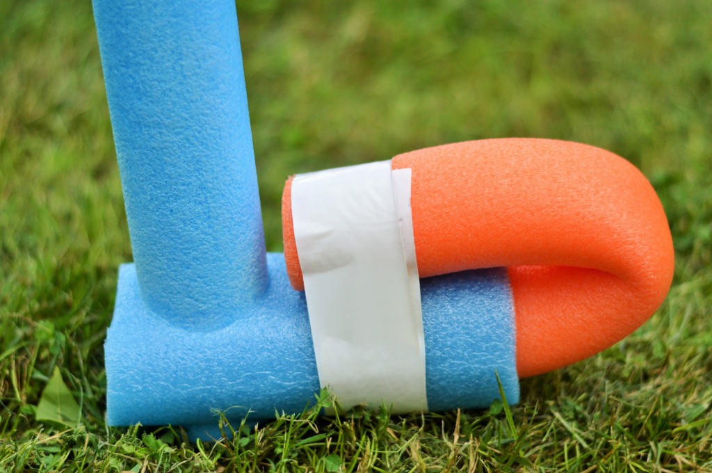 DIY Pool Noodle Lawn Golf Course Tutorial