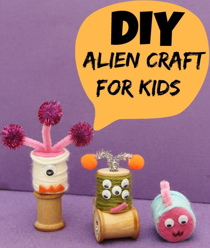 DIY Alien space Craft for Kids